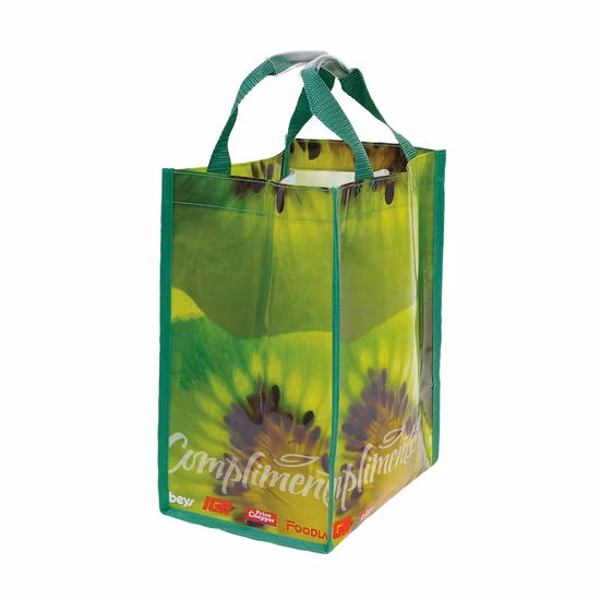 Custom Logo Reusable Recycle Supermarket Polyester Storage Biodegradable Foldable Recyclable Laminated Fabric Shopping PP Non Woven Bag
