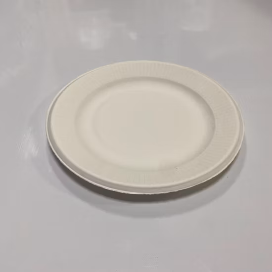 Biodegradable Disposable Compostable Tableware Sugarcane Bagasse Rould Plates